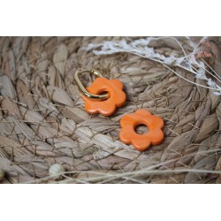 Lucie - marbrée orange