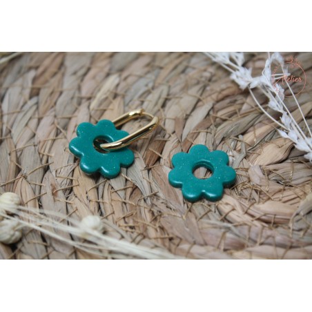 Lucie - bleu canard pailletée