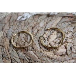 Créoles - Ronde - Dorée - 1,6 cm