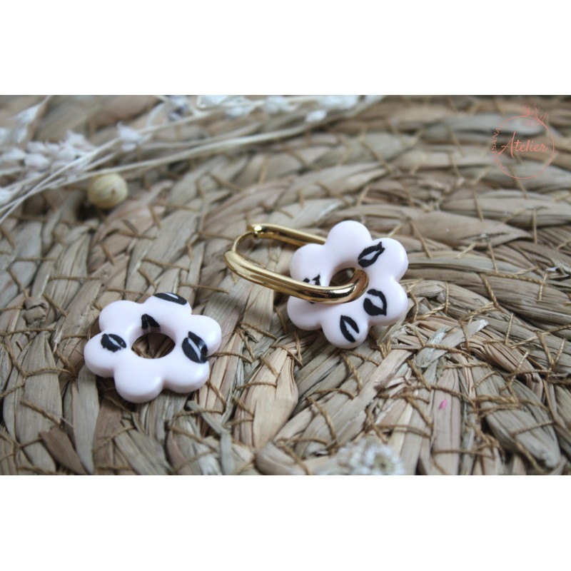 Lucie - léopard blanche et noire