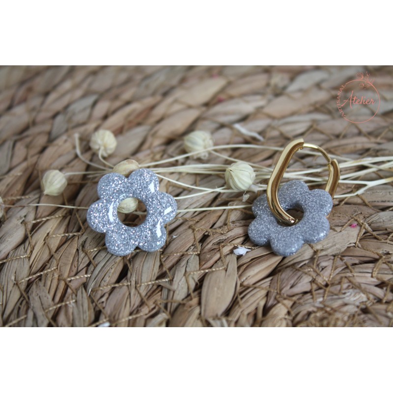 Lucie - argentée brillante