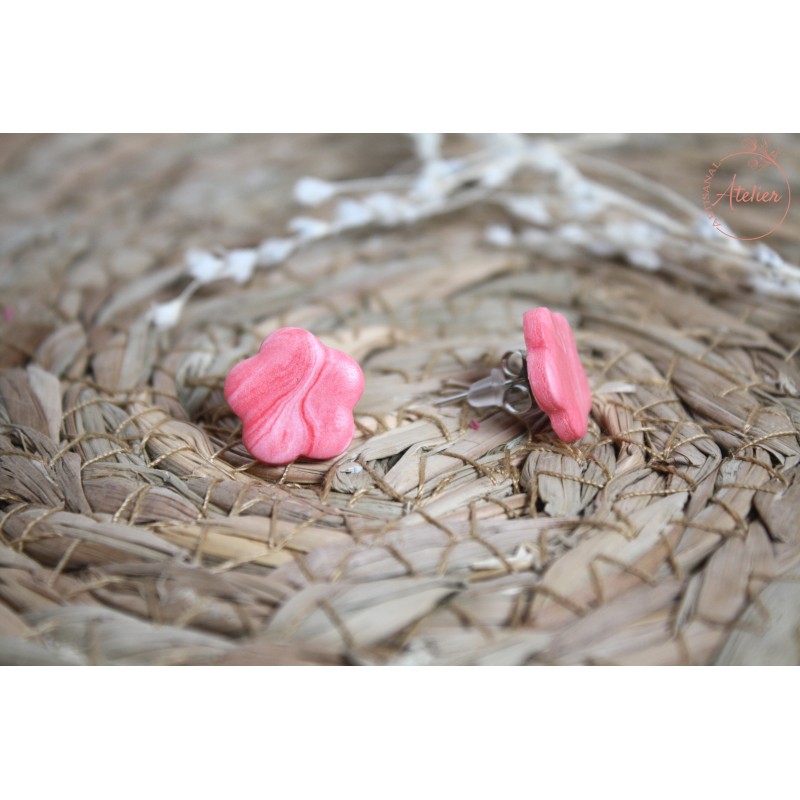 Puces d'oreille - marbrée rose