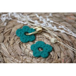 Elsa - texturée bleu canard