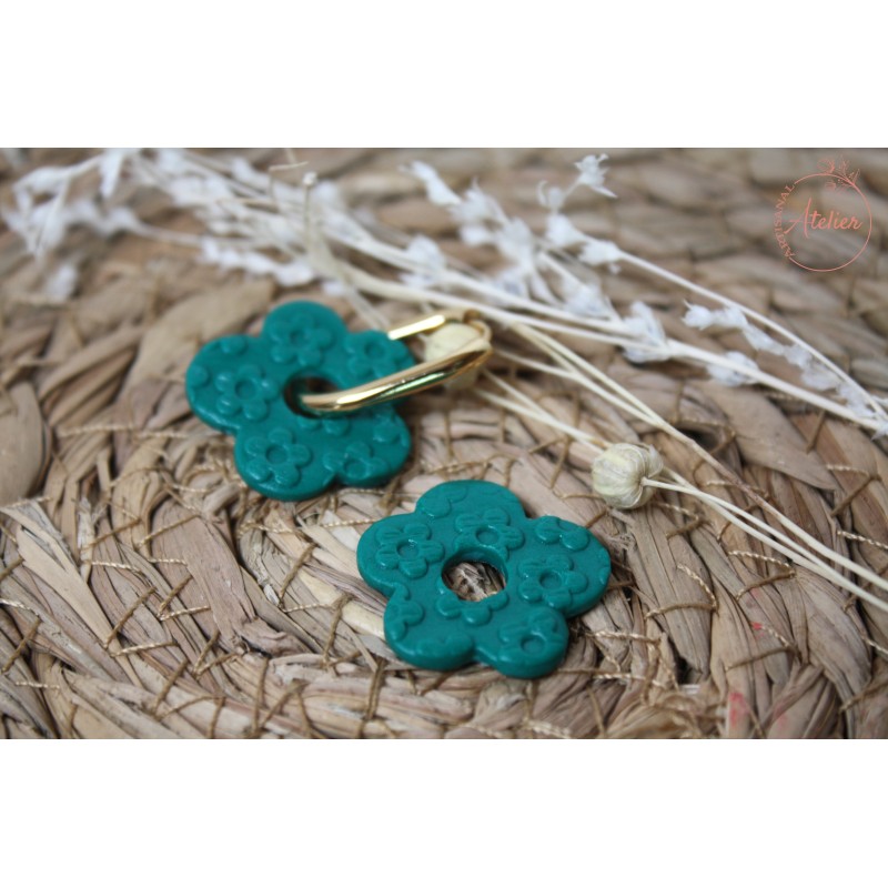 Elsa - texturée bleu canard