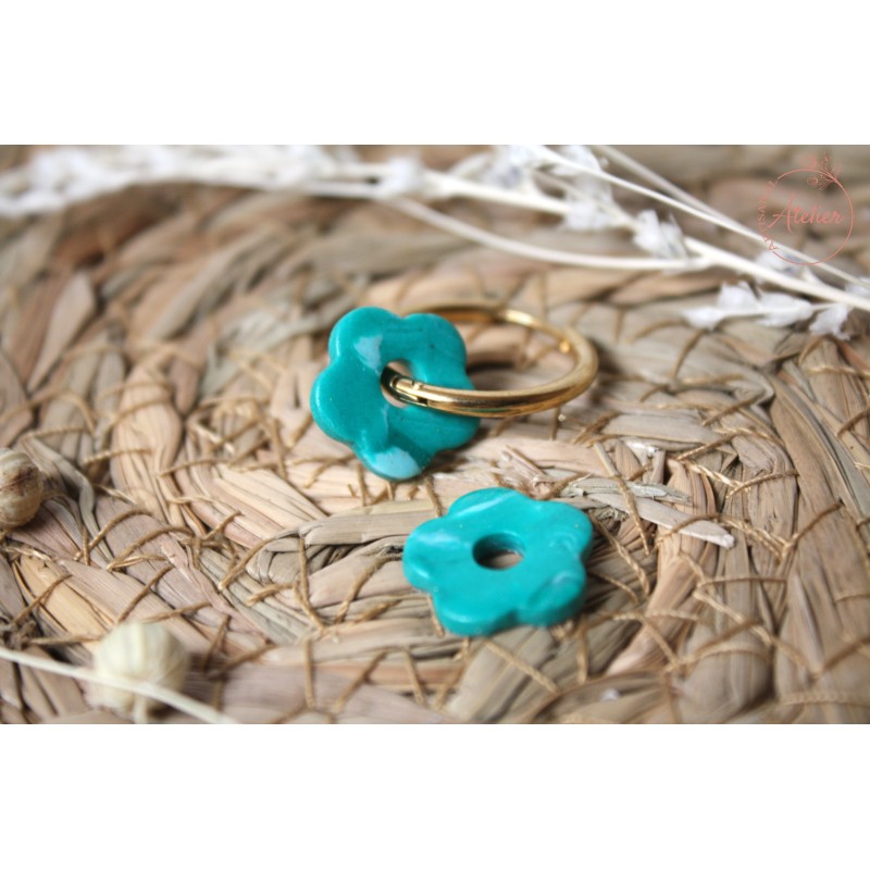 Mini Lucie - marbrée bleue