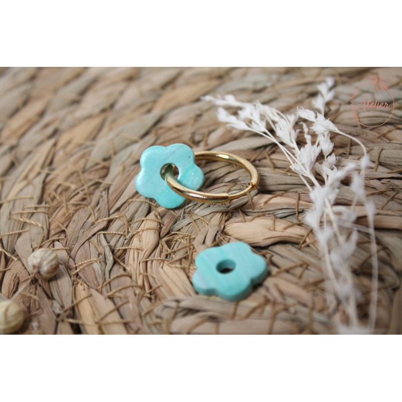 Mini Lucie - (légèrement) marbrée bleue