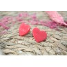 Puces d'oreille roses MAMA