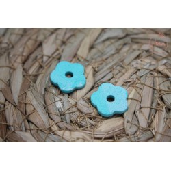 Mini Lucie - Vert d'eau légèrement marbré et texturé