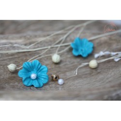 Lila - Bleu paillette