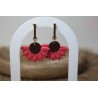 Boucles d'oreille pendantes - Fleurs