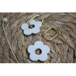 Elsa - Blanc texturé et doré