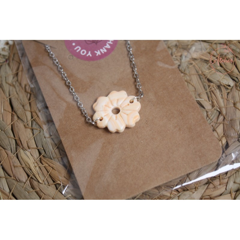 Bracelet Lisa - Orange marbré