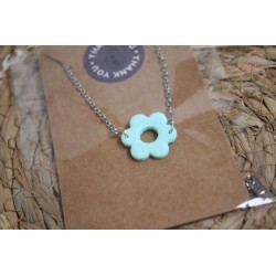 Bracelet Lucie - Bleu turquoise texturé