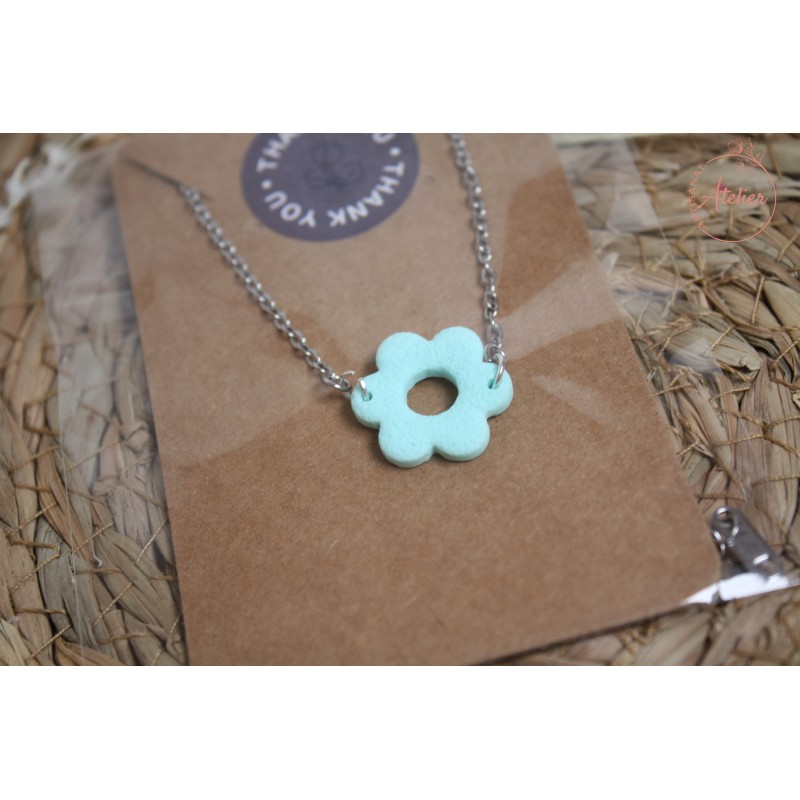 Bracelet Lucie - Bleu turquoise texturé