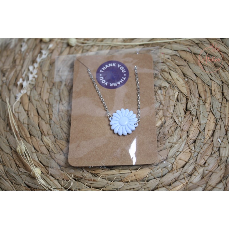 Bracelet Marguerite - Bleu
