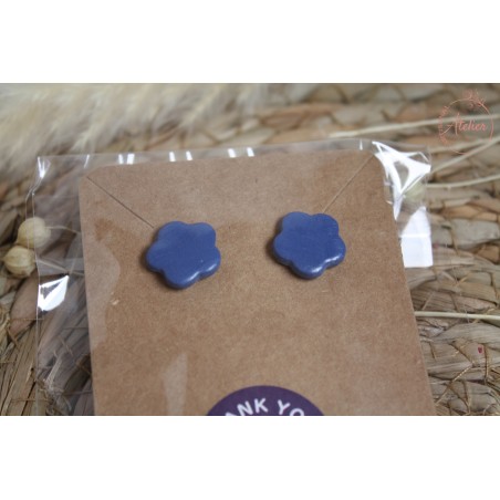 Puces d'oreille - Bleu