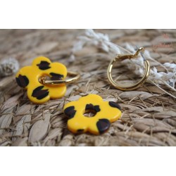 Elsa - léopard noir et jaune