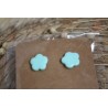 Puces d'oreille - turquoise