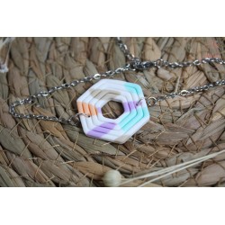 Bracelet Hexagone - Confettis