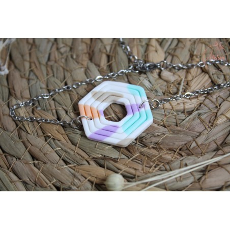 Bracelet Hexagone - Confettis