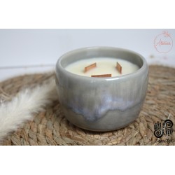 Fusion - bougie avec pot DOMITER - Miel et Noix