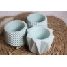 Trio de pots - Vert d'eau