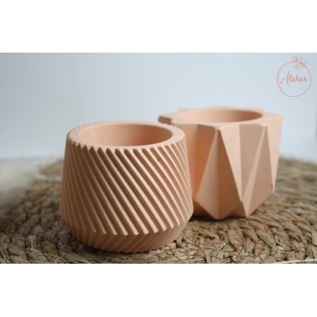 Duo de pots - Orange Pastel
