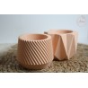 Duo de pots - Orange Pastel