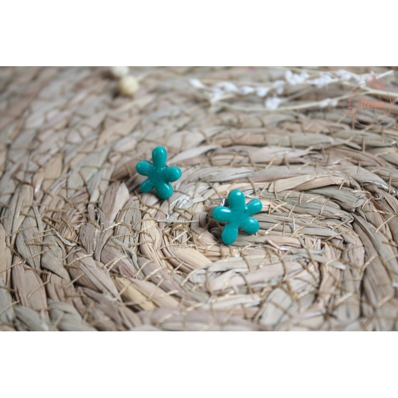 Puces d'oreille - Vert translucide
