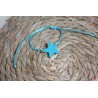 Bracelet Etoile - Bleu paillettes