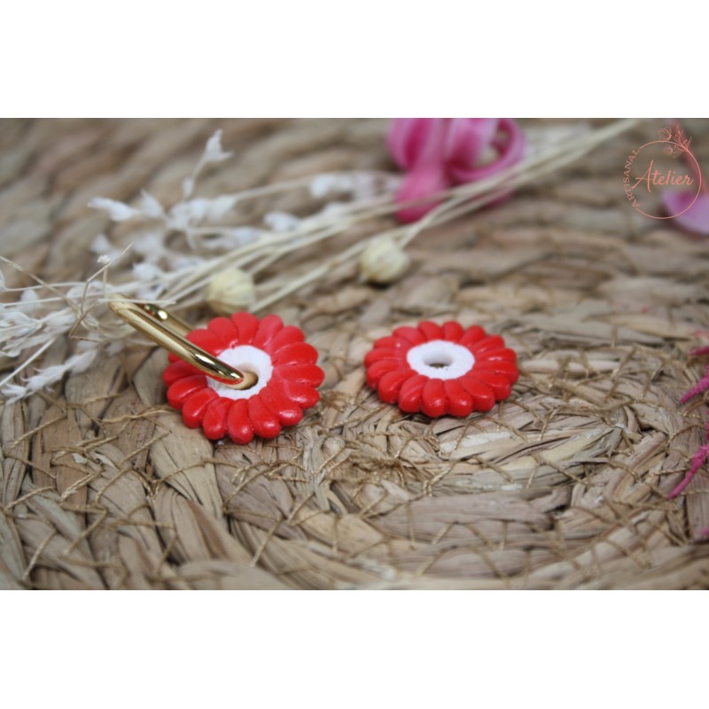 Marguerite - blanche et rouge